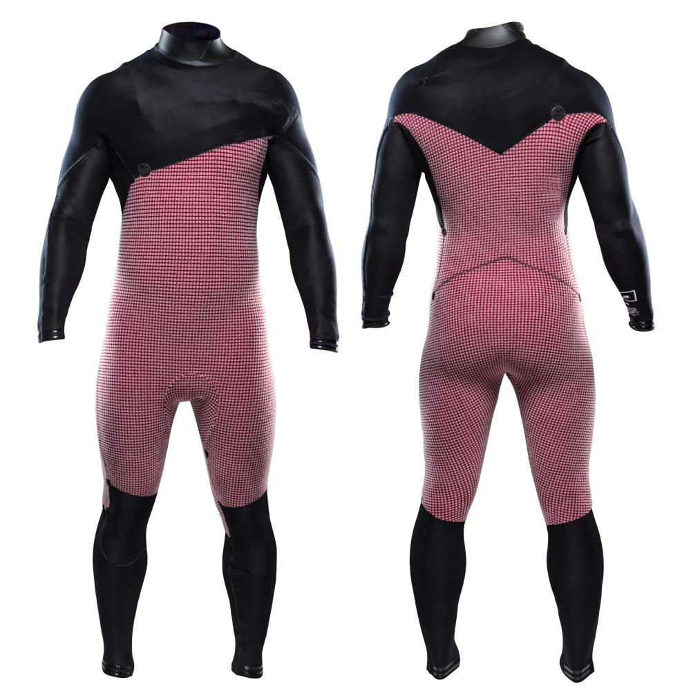 Attica Alpha 3/2mm Chestzip Steamer - Black/ White - Image 3