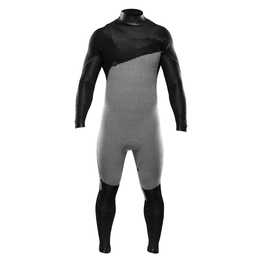 Attica Alpha 4/3mm Chestzip Steamer - Black/ Black - Image 5