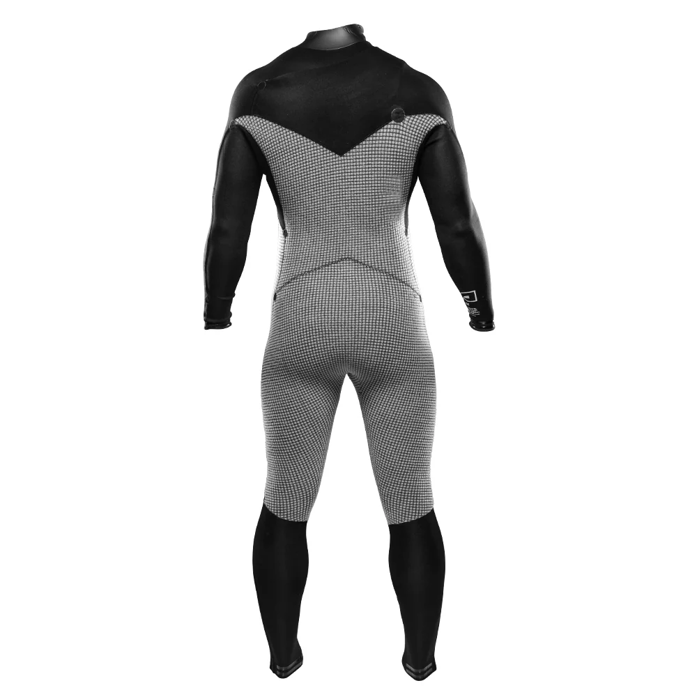 Attica Alpha 4/3mm Chestzip Steamer - Black/ Black - Image 6