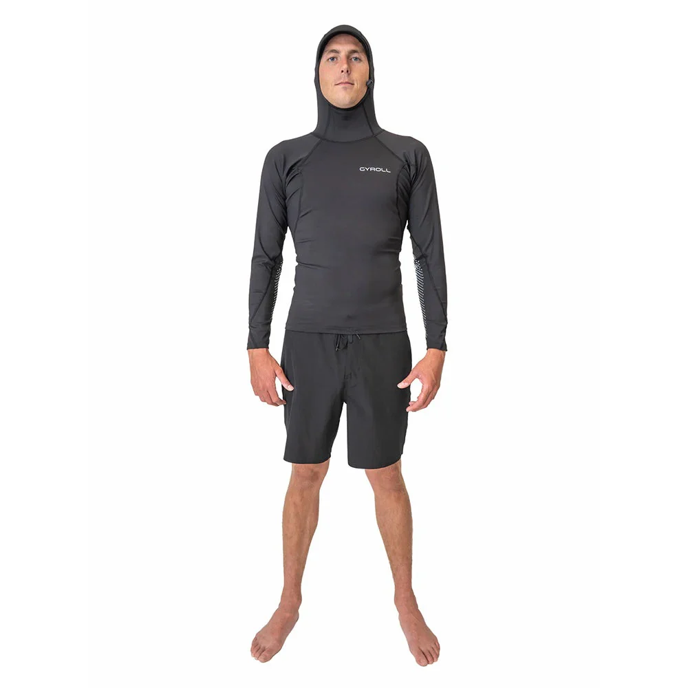Gyroll Hooded Long Sleeve Lycra Rash Vest - Image 5
