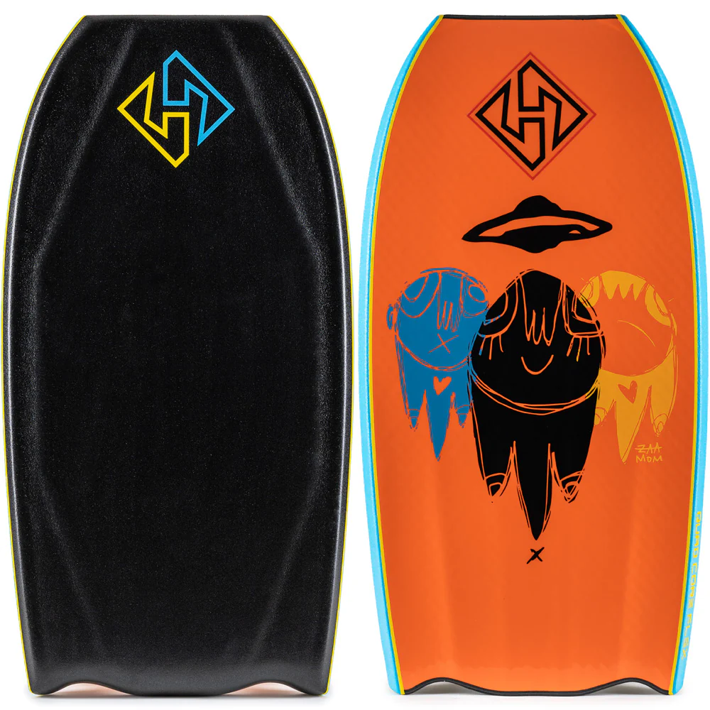 Hubboards Jeff Hubbard Quad Core PP Plus Sci-Five Bat Tail Bodyboard - Image 3
